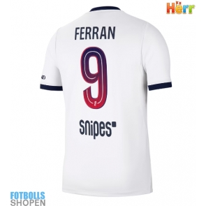 Billiga Paris Saint-Germain Ferran Torres #9 Bortatröja 2026-27 Kortärmad